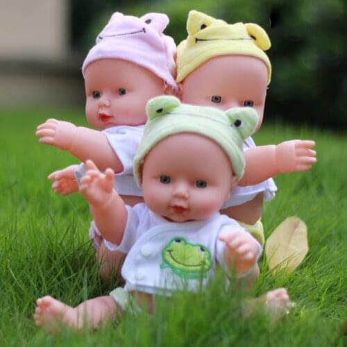 1PC 30cm Newborn Silicone Vinyl Dolls Soft Stuffed Simulation Doll Toys Children Educational Lifelike Babies Dolls Birthday Gift