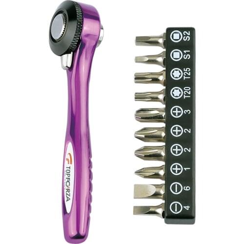 Ratcheting Screwdriver Set 10 IN 1 Ratchet Wrench Screw Drivers Magnetic Torx Square Bit PC Car Repair Screwdrivers Hand Tools