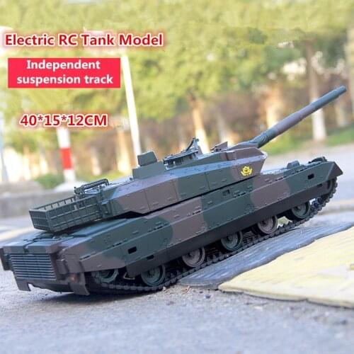 Newest recharge electric RC tank model kids toy XQTK24-2 40mins 45 degree slope off road remote cont army military tank toy