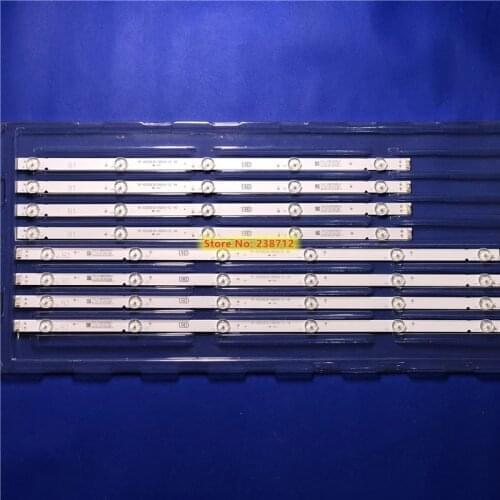 100% New 8pcs/Kit LED strips for LG TV 55UJ6200 UA 55LJ620V 55UJ620V SDL550WY LD0 910 RF AZ550E30 0501A 12 RF AZ550E30 0601B 12