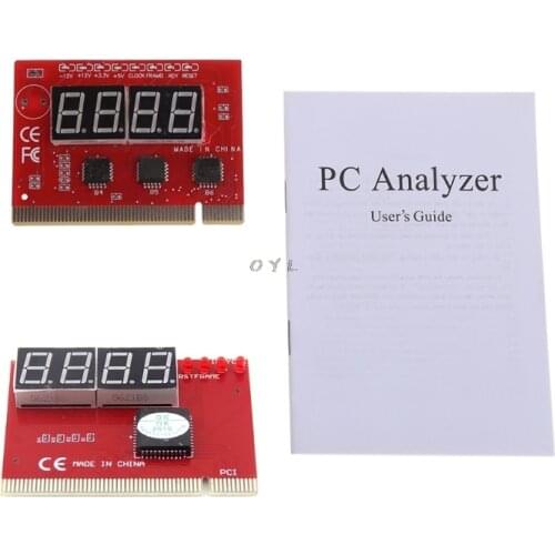 New Computer PCI POST Card Motherboard LED 4-Digit Diagnostic Test PC Analyzer