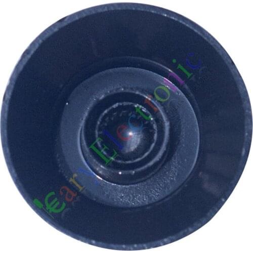 Wholesale and retail 100pc 25mm Pedal Top skirted Black knob Guitar tube Amp Volume Tone audio radio free shipping