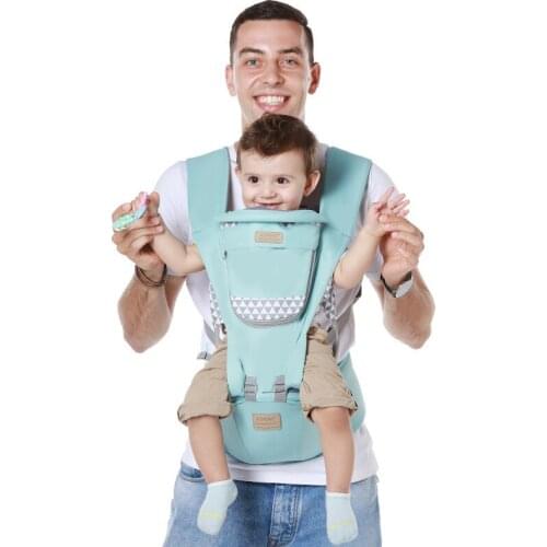 0-48M Ergonomic Front Facing Baby Carrier Infant Baby Hipseat Carrier Front Facing Ergonomic Kangaroo Baby Wrap Sling Travel