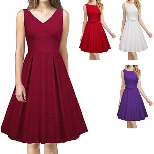O-Neck Burgundy Homecoming Dresses Knee Length Formal Party Gowns Sleeveless Robe De Soiree