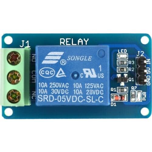 Relay board 5V 1-Channel Single Relay Module High Level Trigger Compatible for Arduino