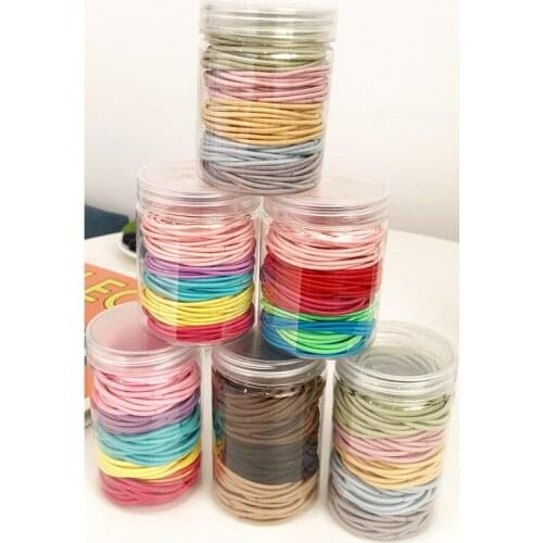 10/50/100Pcs Women Hair Bands Candy Color Hair Ring Elastic Hair Rope Rubber Band Scrunchie Headdress Girl Hair Accessories Set