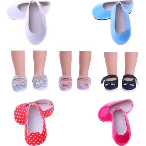 Colorful Printing Shoes Rain Boots For 14.5 Inch American 25-30CM Paola Doll 1/6 Bjd Wellie Wishers Accessories Girl Toy Gif