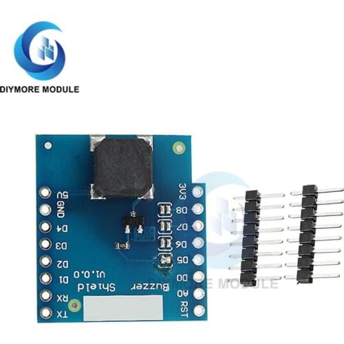 Buzzer Shield V1.0.0 esp8266 For WEMOS D1 mini For Arduino Buzzer module smart electronics