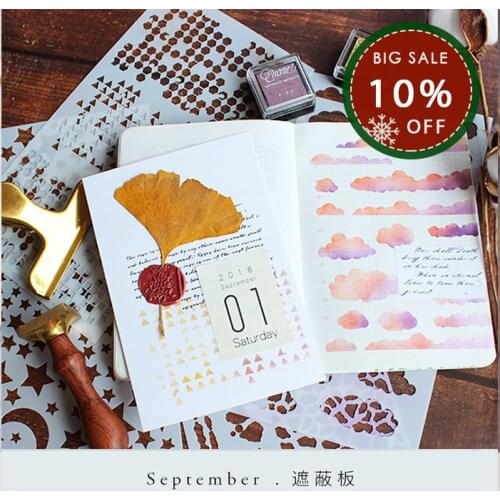 Moodtape Craft Layering Stencils For Walls Painting Scrapbooking Stamp Album Decor Embossing