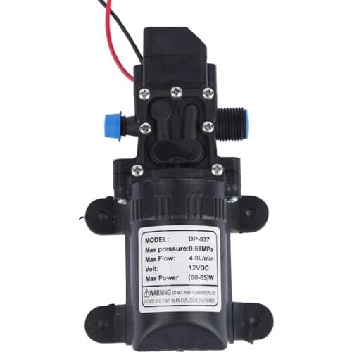 Washing Spray Water Pump 98PSI 4L/min High Pressure Automatic DC12V Car Switch Electric Smart Air-condition Self Priming