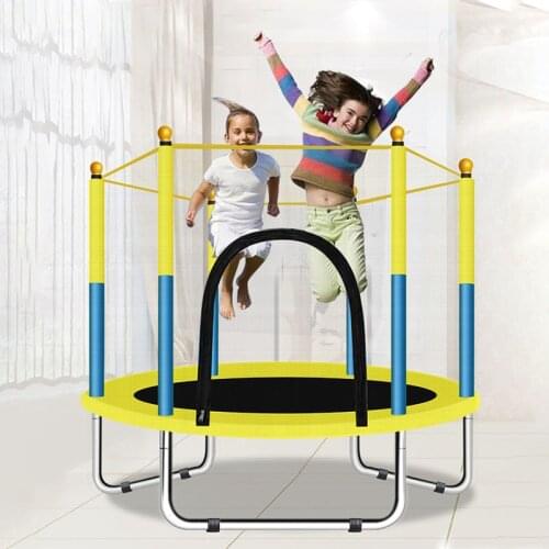 1.5M Children Home Trampoline Family Toys Bounce House Indoor Baby Children Adult Fitness Pula Pula Cama Elastica With Guard Net