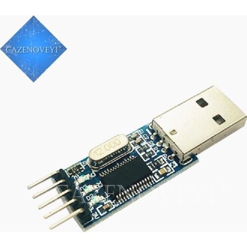 1pcs/lot USB to TTL / USB-TTL / STC programmer / PL2303 in nine upgrades plate with a transparent cover PL2303HX
