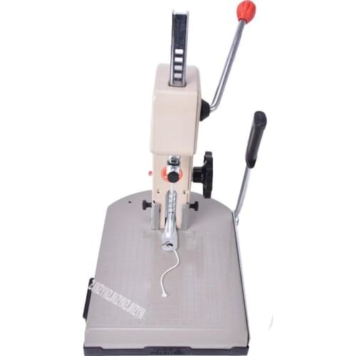 1PC manual book binding machine with knife ,financial credentials, document,archives binding machine,manual drill