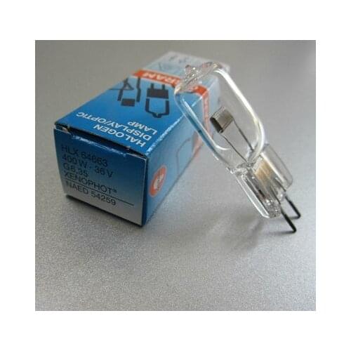 10pcs/Lot 36V400W EVD G6.35 Osram HLX64663 Halogen Display/Optic Lamp Bule Microscope Lamp Life: 50H Free Tracking