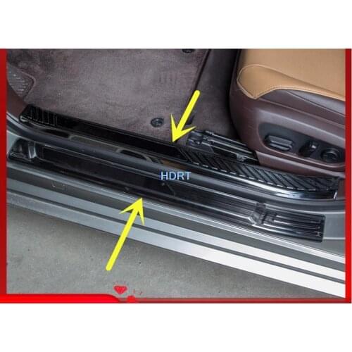 4pcs For Lexus ES ES200 260 2018 2019 2020 2021 Car Decor Stainless Steel Door Sill Scuff Plate protection Trim Car Accessories