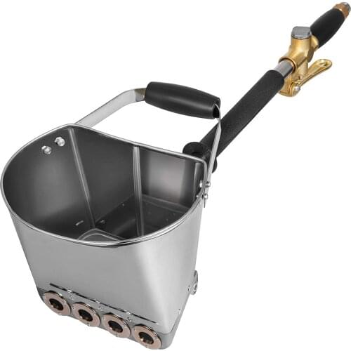 4 Jet 3Hp Stucco Sprayer Plaster Sprayer Cement Mortar Spray Gun Hopper Wall Paint Spray Gun Wall Painting Concrete Tool