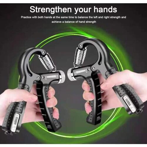 5-60Kg Grip Strengthener Exerciser Heavy Gripper Fitness Hand Grip Wrist Increase Strength Spring Finger Pinch Carpal Expander