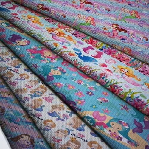 50*140cm Bullet Textured Liverpool Fabric Flower Printed DIY Tissue Kids Home Textile for Sewing Quilt Decoration Home