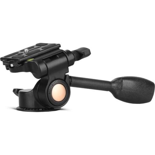 Damping handle Panoramic scale horizontal metal tripod