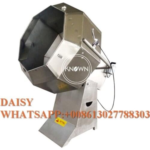 Automatic potato chips seasoning flavoring machine wheat flour pasta fried nut seasoning machine