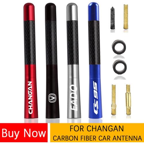 Car Antenna For Changan CS15 CS35 CS55 CS85 CS95 Eado XT CX70 Hunter Oshan Benni Auto Carbon Fiber Radio Aerial Car Accessories