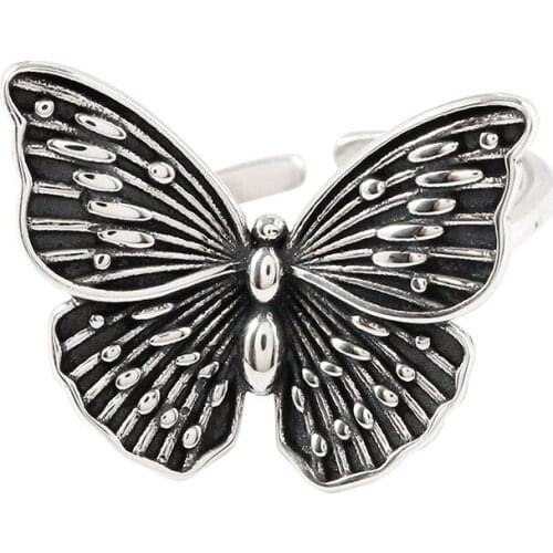 Bohemian Creative Irregular Butterfly Rings For Women Vintage Knuckle Finger Ring Trend Geometric Jewelry