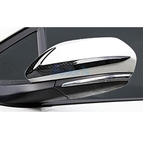 For Toyota C-HR CHR C HR 2016 2017 2018 Carbon Fiber Color Rearview Mirror Cover Side Wing Cap Shell Case Trims Accessories