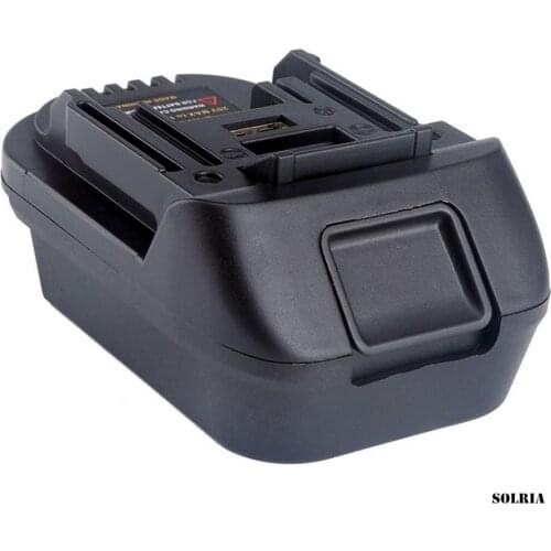 DM18M Suitable For Dewei/Milwaukee/Makita 18V Battery Converter 18V Lithium Battery With 5V USB Output Charger Adapter Tools