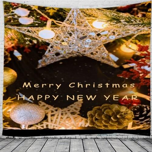 Tapestry Christmas Wall Hanging Christmas Tree Home Deco Christmas Gift Print Tapestries Large Size Free Shipping Tapestries