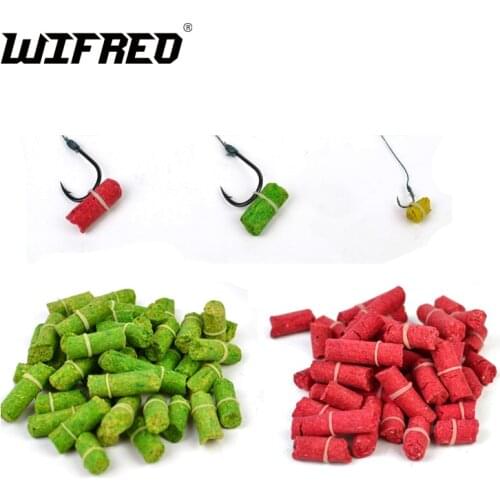 2 Bags Fishing Pellet Bait for Carp / Grass Carp / Pan Fish Blue Gill Sunfish Crappie Fishing Blood Worm Flavor and More