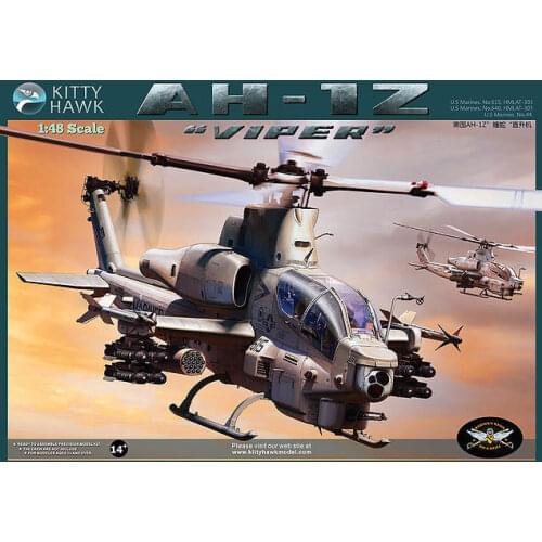 KITTY HAWK 1/48 AH-1Z VIPER Helicopter #KH80125
