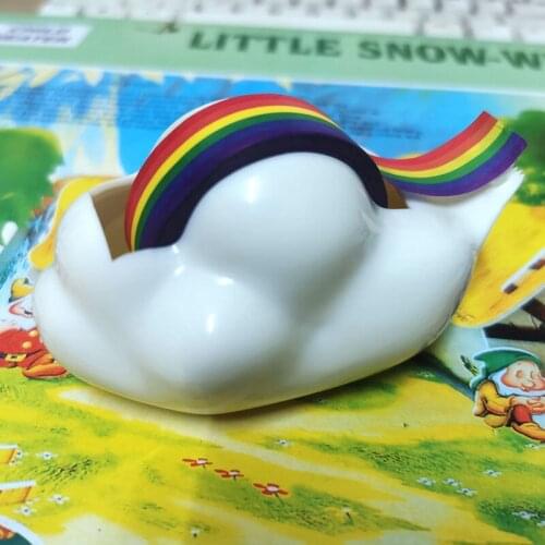 Creative Cloud Rainbow Tape Dispenser Adhesive Tape Plastic Tape Seat Cutting Tape Decorative Washi Tape