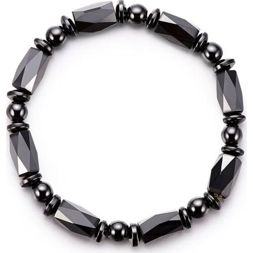 Men natural stones treatment health power magnetic bracelet