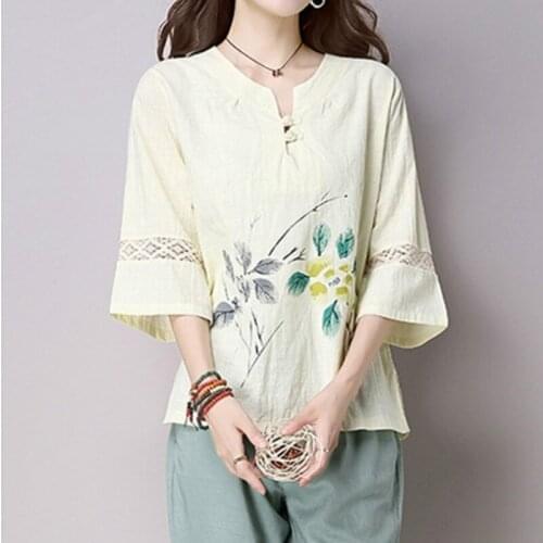 MLUOLANC Short Sleeve Shirts For Women