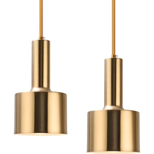 Nordic light luxury Iron LED ceiling lamp E27 led Pendant Light for living room background clothing shop wall aisle Restaurant