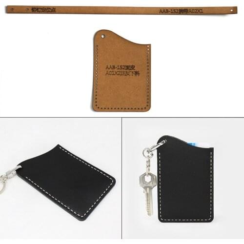 New Fashion Card Package Access Control Document Sets DIY Leather Tool Acrylic and Kraft Paper Template Handmade Leather Templat