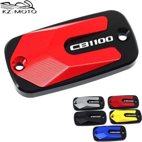NEW Motorcycle CNC Aluminum Brake Fluid Fuel Reservoir Tank Cap Cover For HONDA CB1100 2010-2016 CB 1100 cb1100 LOGO Accessories