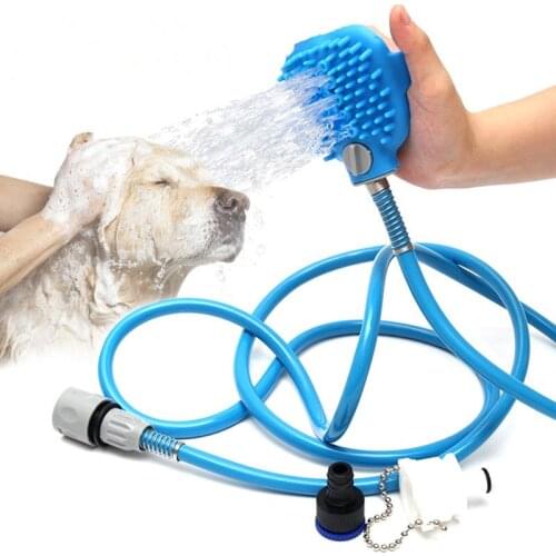 New Pet Bathing Tool Cleaning Washing Bath Sprayers Comfortable Massager Shower Tool Dog Brush useful Pet Supplies