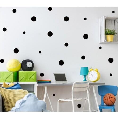 WallpaperPersonalized dots to decorate a variety of colors mixed childrens room decorative wall stickers