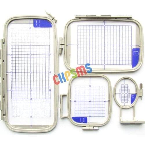 #embroidery hoop-4 Embroidery Hoop Compatible with Brother PE770 PE700 PE700II Machine - PE-770 Condition