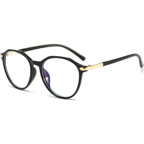 Transparent Computer Glasses Frame Women Men Anti Blue Light Round Eyewear Blocking Glasses Optical Spectacle Eyeglass