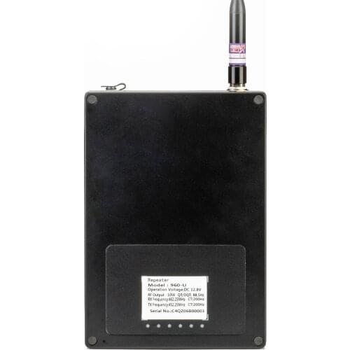 Abbree AR-960U Repeater UHF 462.25MHZ CT:200Hz Portable Communication 16CH CTCSS For Baofeng UV-5R TYT Wouxun Walkie Talkie