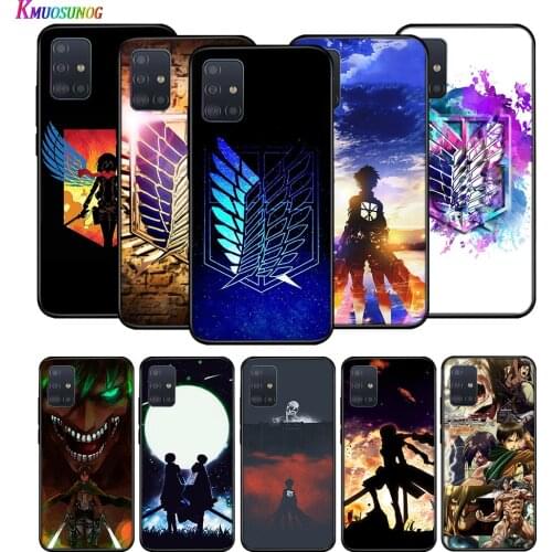 Silicone Soft Cover Anime Attack On Titan for Huawei P40 P30 P20 Lite E Pro P Smart Z Plus 2019 P10 P9 Lite Phone Case