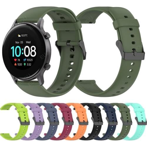 Silicone Strap For Umidigi Uwatch 3S 2S/Urun S Uwatch2 Smartwatch Watchband sports band bracelet wristbelt replace accessories