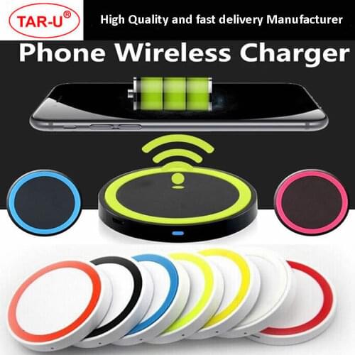 Qi-Certified Wireless charger pad standard for Samsung S21 iPhone 12 Xiaomi Vivo Huawei