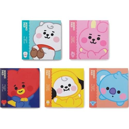 2021 New Cute Baby Cartoons Plan Memo Pads Paper Sticky Notes Scrapbooking Label Decor School Office Supply kids Stationery gift
