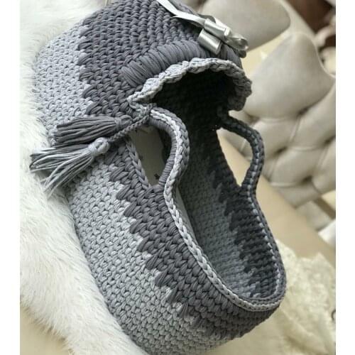 Knit poufs, rugs, chunky blankets, newborn baby baskets