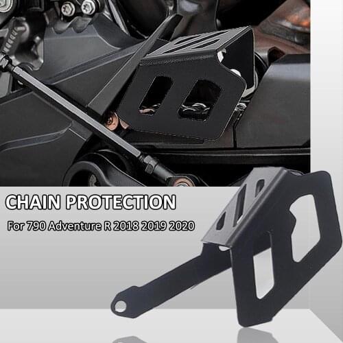 NEW Motorcycle Chain Shell Protection Cover Sprocket Frame Guard Protector Accessory For 790 ADV 790 Adventure R 2018 2019 2020