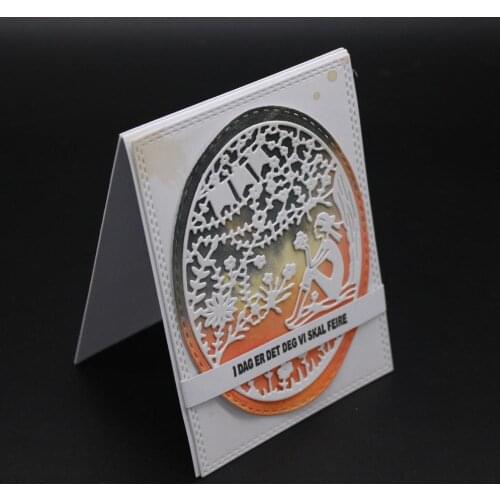 ZhuoAng A Lonely Girl Cutting Dies For DIY Scrapbooking Decoretive Embossing Stencial DIY Decoative Card Die Cutter