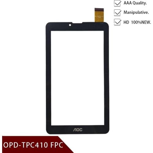 100% Original 7''inch Touch Screen touch Digitizer Replacement Glass Panel OPD-TPC410 FPC Free shipping